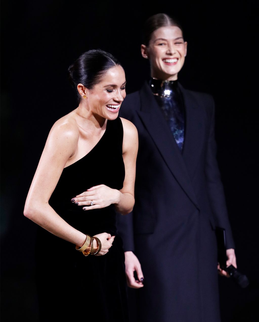 Meghan Markle at the British Fashion Awards | Who What Wear