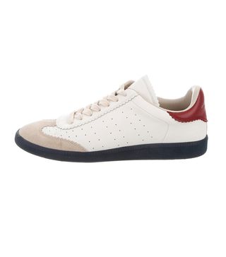 Isabel Marant + Round-Toe Low-Top Sneakers