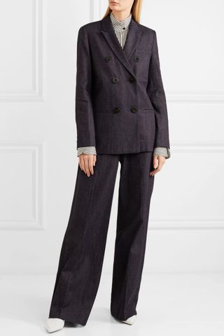 Victoria by Victoria Beckham + Cotton and Linen-Blend Pants