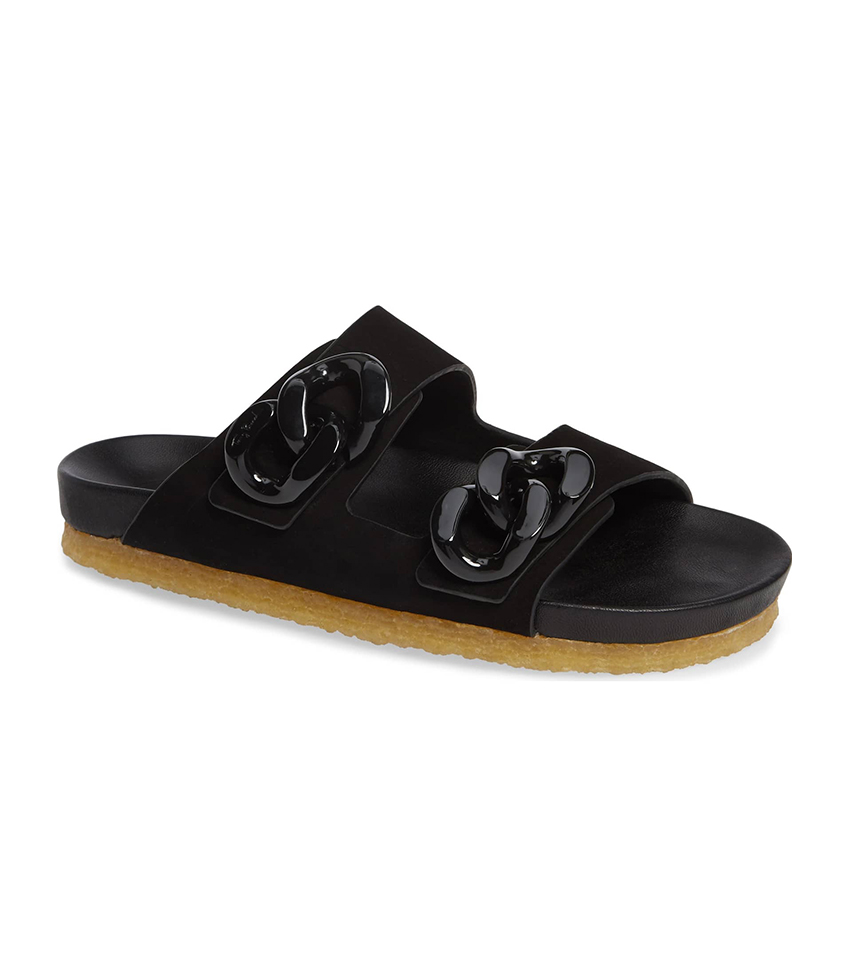 Tory Burch + Adrien Two Band Slide Sandals