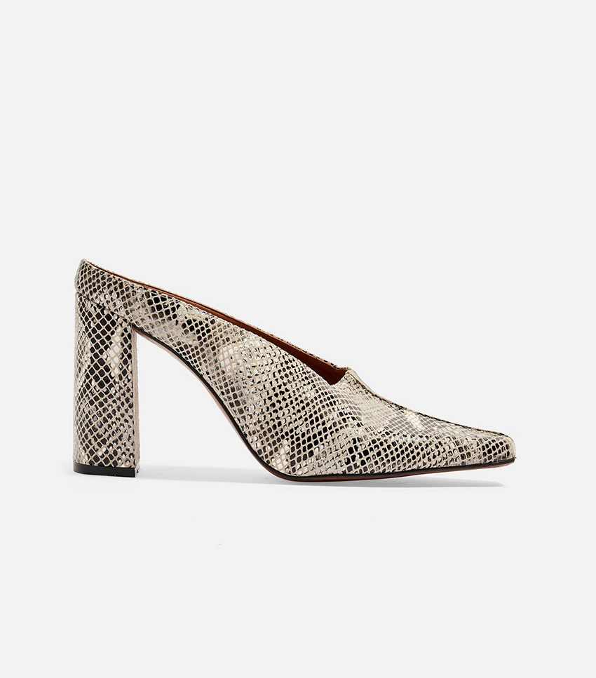 Topshop + Geraldine Block Mules