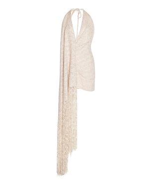 Jacquemus + Valoria Fringe-Detail Tweed Dress