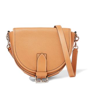 J.W.Anderson + Bike Small Smooth and Textured-Leather Shoulder Bag
