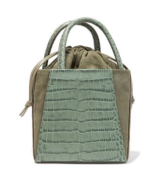 Trademark + Dorthea Box Croc-Effect Bag