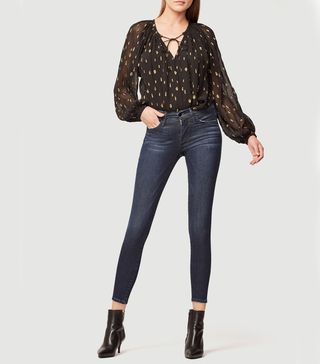 Frame + Le Skinny de Jeanne Crop Jeans
