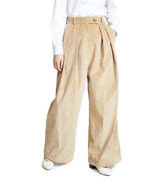 A.W.A.K.E. + Wide Leg Double Pleat Pants