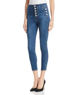J Brand + Natasha Sky High Skinny Crop Jeans in Lovesick