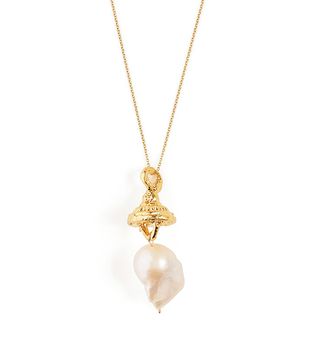 Aligheri + The Frozen Sun Gold-Plated Baroque Pearl Necklace