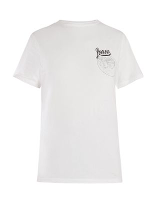 Loewe + Swan-Print Cotton T-Shirt