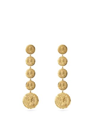 Anissa Kermiche + Louise D’Infinie 18kt Gold Coin Earrings