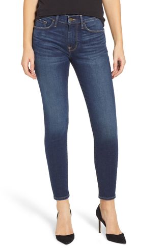 Frame + Le Skinny de Jeanne High Waist Skinny Crop Jeans