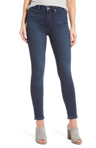 Paige + Transcend Hoxton High Waist Ankle Skinny Jeans