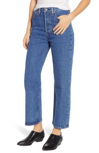 Levi's + Ribcage Super High Waist Straight Leg Jeans