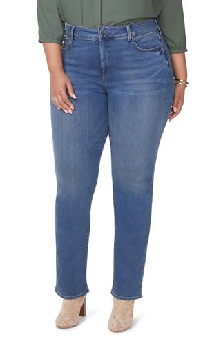 NYDJ + Marilyn Uplift Straight Leg Jeans