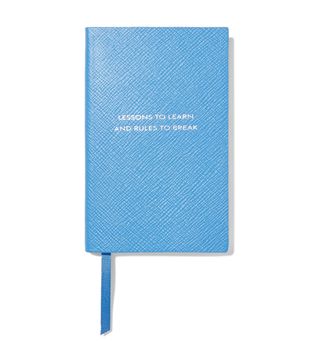 Smythson + Panama Lessons to Learn and Rules to Break Textured-Leather Notebook