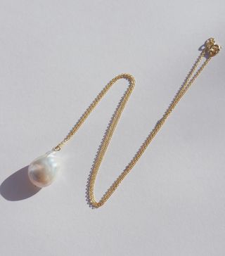 NST + Flat Baroque Pearl Necklace