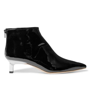 Rejina Pyo + Marta Patent-Leather Ankle Boots