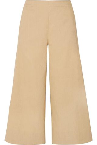 Vince + Linen-Blend Culottes