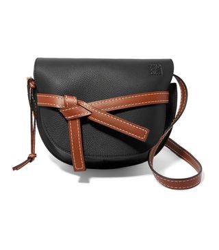 Loewe + Gate Small Textured-Leather Shoulder Bag