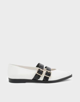 Charles & Keith + Double Strap Mary Jane Flats
