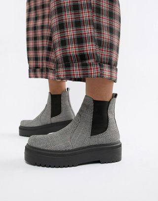 ASOS Design + Agnes Chunky Chelsea Boots