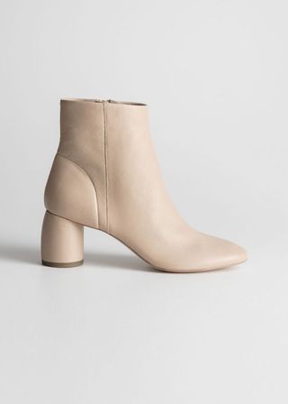 & Other Stories + Cylinder Heel Ankle Boots