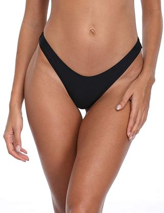 Relleciga + High Cut Thong Bikini Bottom