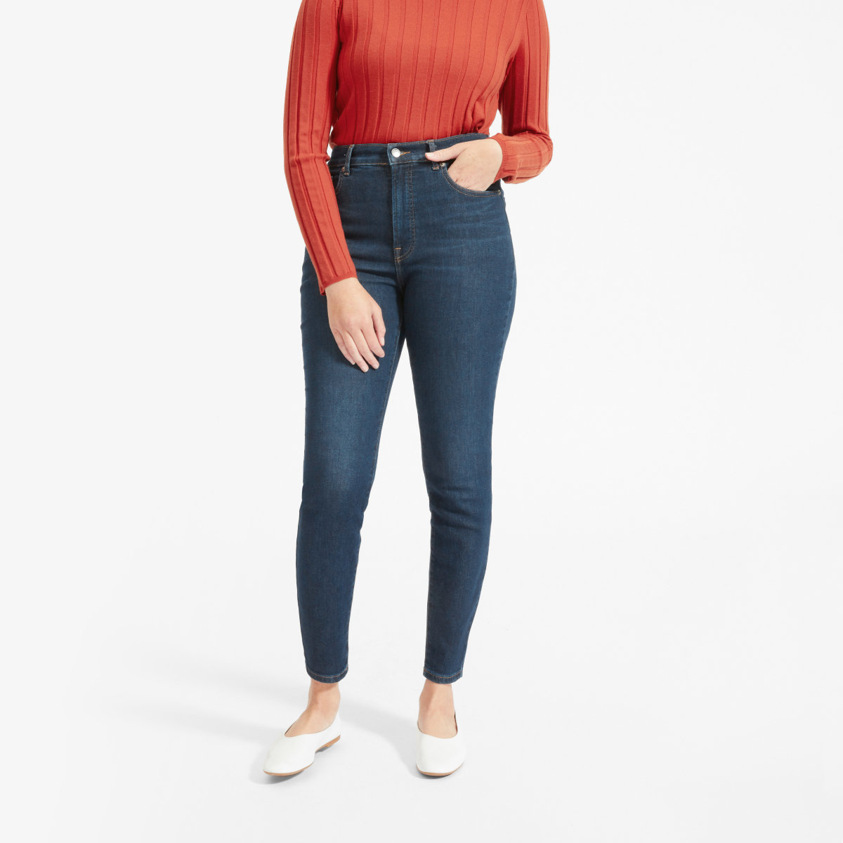 Everlane + Authentic Stretch High-Rise Skinny