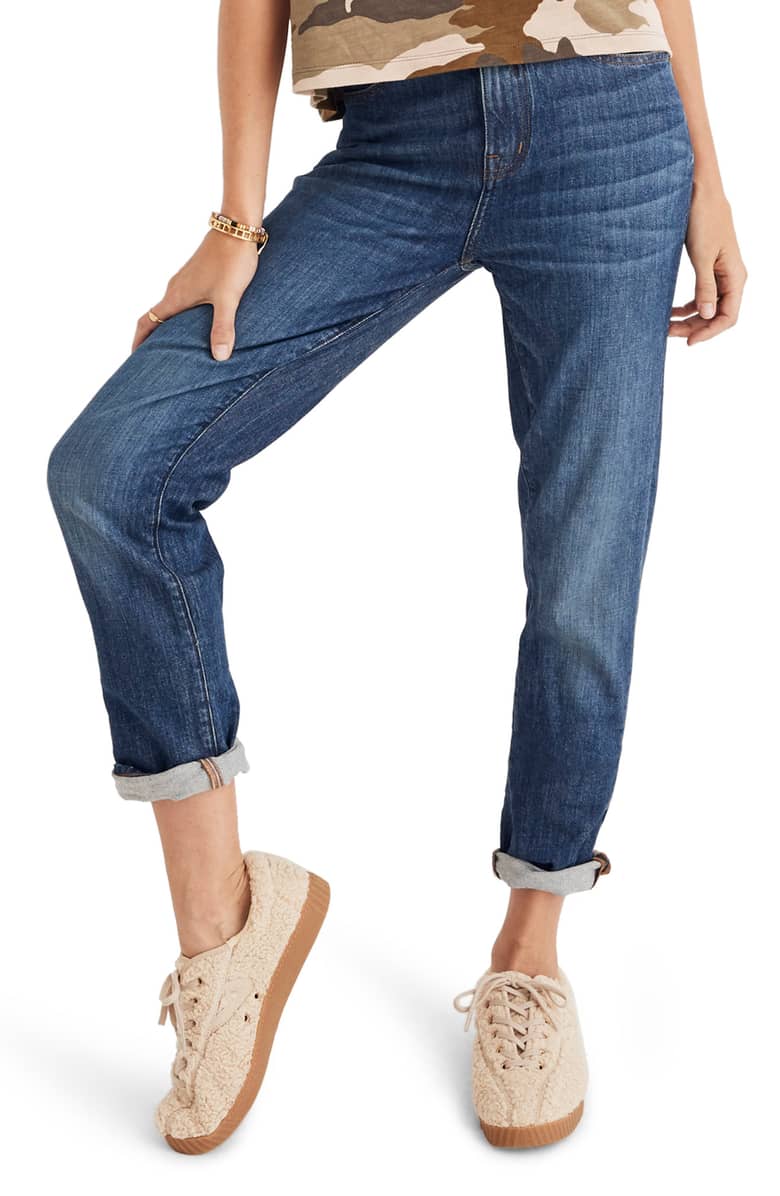 Madewell + Eco Edition High Waist Slim Boyjeans