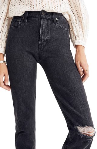Madewell + The Perfect Vintage Ripped Knee Jeans