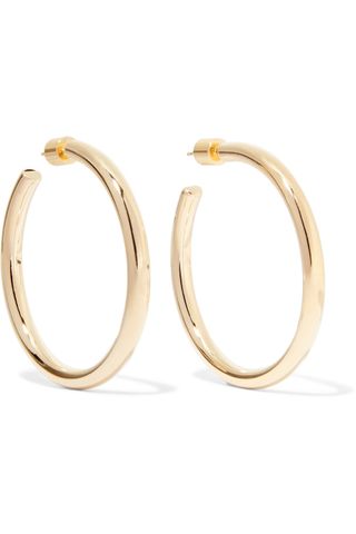 Jennifer Fisher + Baby Lilly Gold-Plated Hoop Earrings