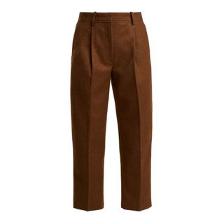 Acne Studios + Tapered Wool Blend Trousers