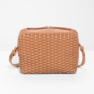 & Other Stories + Basket Weave Crossbody Bag