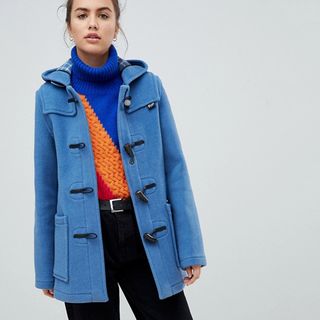 Gloverall + Exclusive Slim Mid Length Duffle Coat