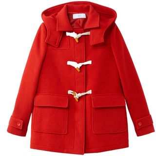 La Redoute + Red Winter Duffle Coat