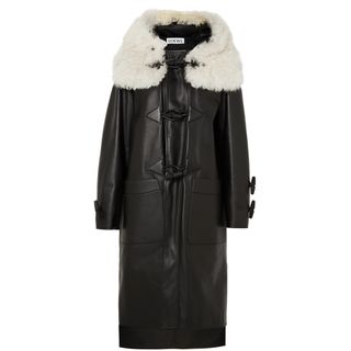 Loewe + Leather Duffle Coat