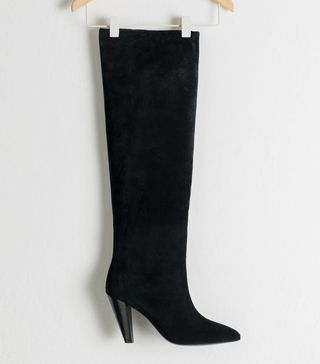 & Other Stories + Knee-High Suede Boots