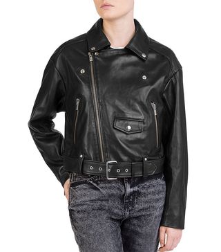 The Kooples + Leather Moto Jacket