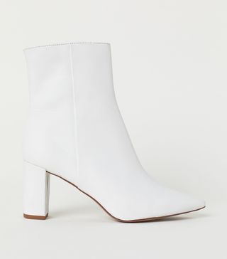 H&M + Block-Heeled Ankle Boots