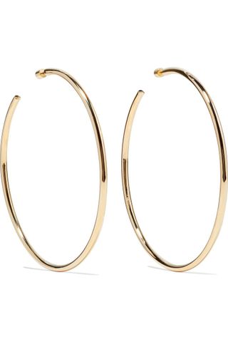Jennifer Fisher + Lilly 4 Gold-Plated Hoop Earrings