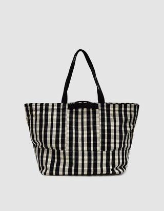 Baggu + Canvas Weekend Bag in Plaid