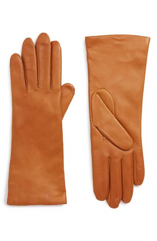 Halogen x Atlantic-Pacific + Cashmere Lined Leather Gloves