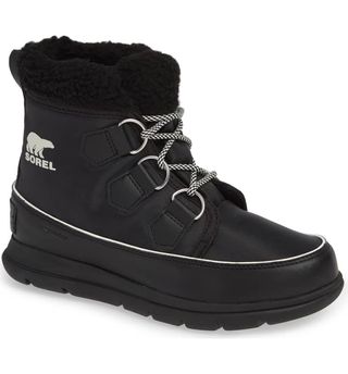 Sorel + Explorer Carnival Waterproof Boot With Faux Fur Collar