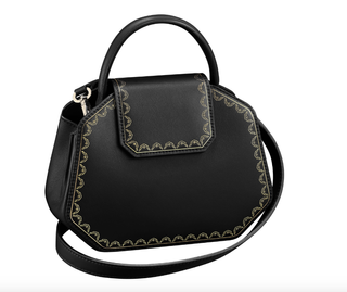 Cartier + Guirlande de Cartier Mini Model Bag in Black Calfskin