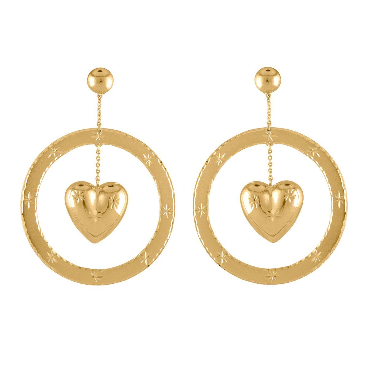 These 22 Gold Statement Earrings Will Never Go Out of Style | Who What Wear