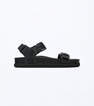 Zara + Buckled Sandals