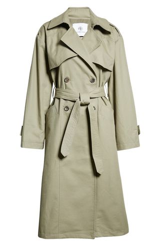 Anine Bing + Finley Double Breasted Trench Coat