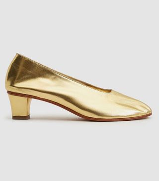 Martiniano + High Glove Heel in Gold