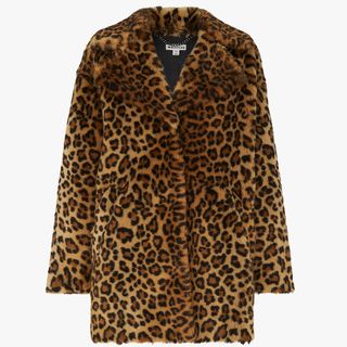 Whistles + Animal Faux Fur Cocoon Coat