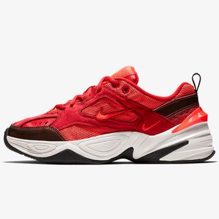 Nike + M2K Tekno Mesh Trainers in Red